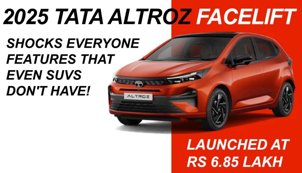 2025 Tata Altroz Facelift SHOCKS Everyone – Features That Even SUVs Don’t Have!