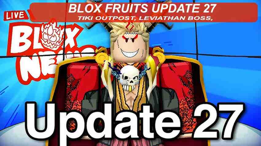 Blox Fruits Update 27 Tiki Outpost, Leviathan Boss, Cooking & More