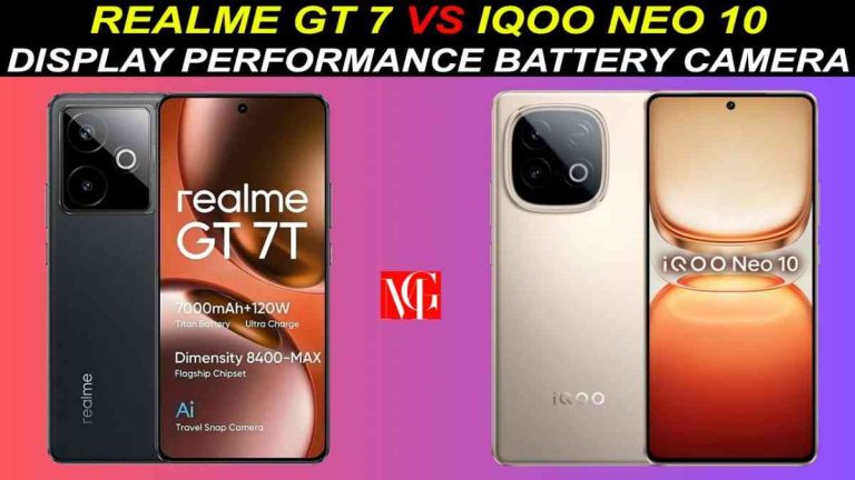 Realme GT 7 vs iQOO Neo 10 Full Comparison