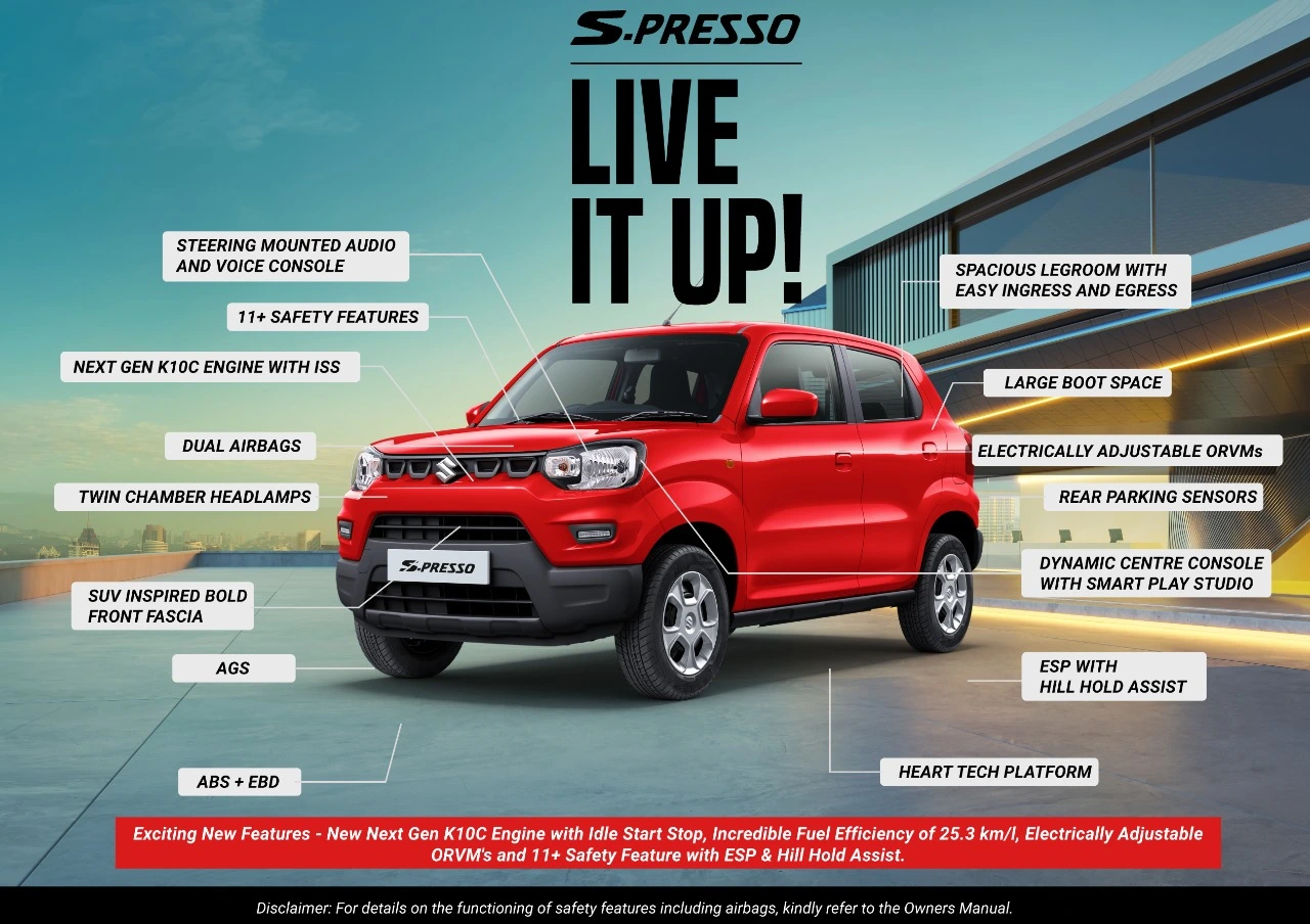 This Maruti Car That Looks Like an SUV Maruti suzuki S-Presso
